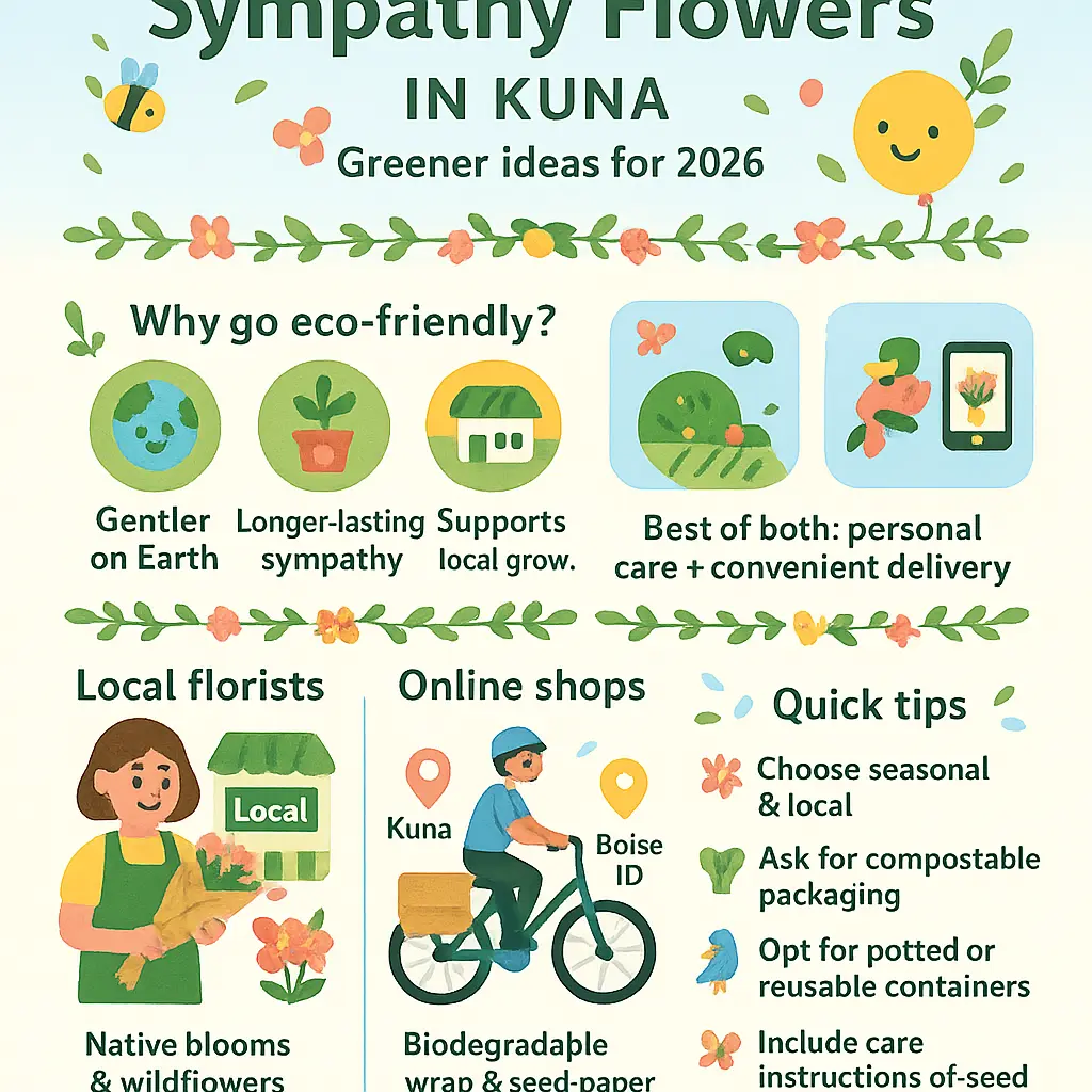 blooms and balloons kuna - Sympathy