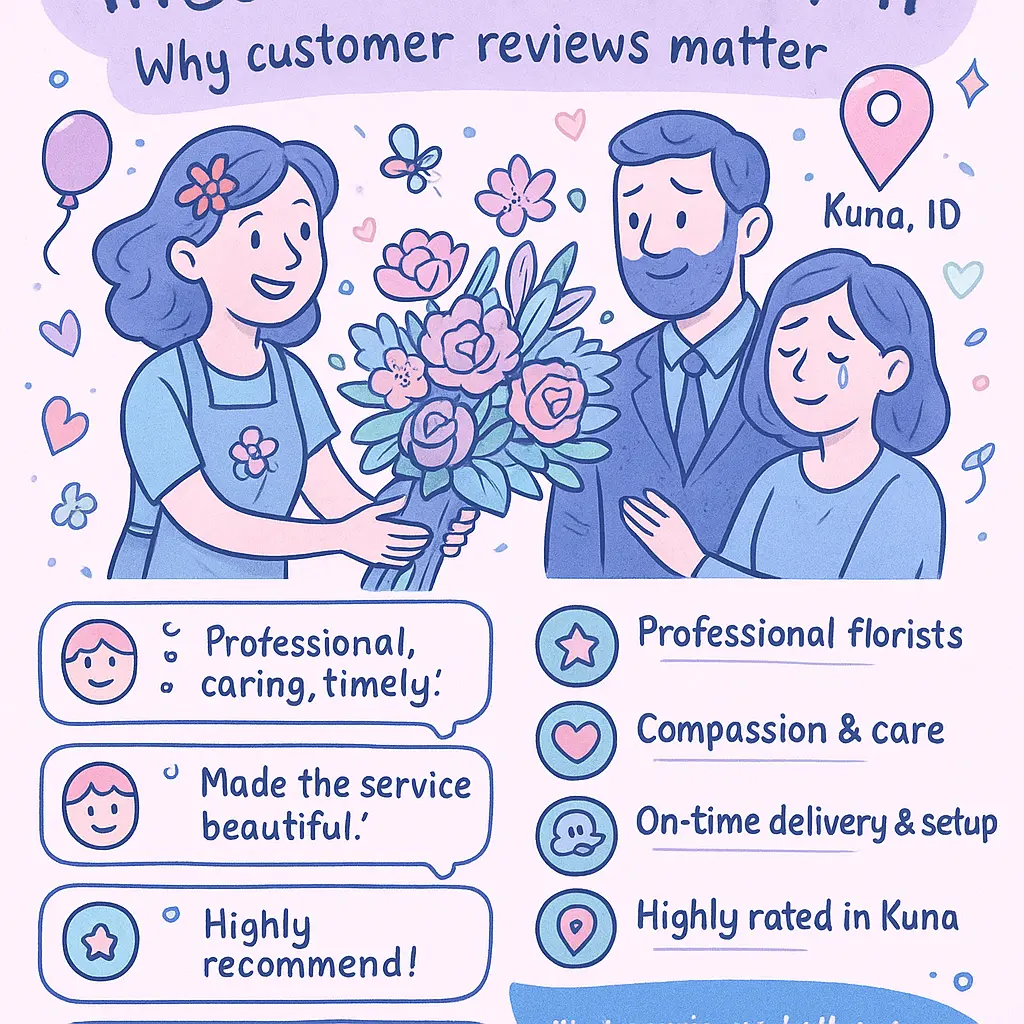 blooms and balloons kuna - Funeral