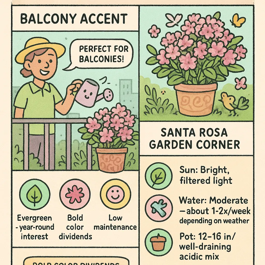 pink lace azalea - Container