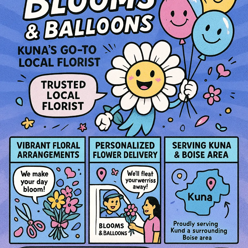 blooms and balloons kuna - Balloons